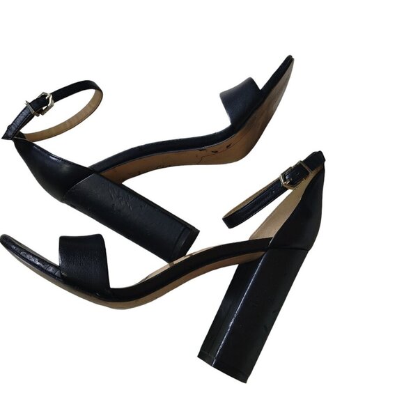 Sam Edelman Women's Size 6M Yoro Black Block Heel Ankle Strap Sandal READ - Picture 5 of 9